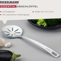 Abseihlöffel Essential, Edelstahl