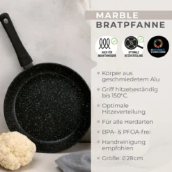 Antihaft-Pfanne Marble, Ø28cm