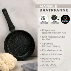 Antihaft-Pfanne Marble, Ø20cm