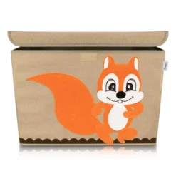 Aufbewahrungsbox Eichhörnchen, braun, mit Deckel, 833111, groß, 51x36x36cm