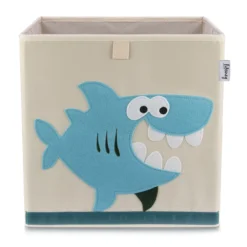 Aufbewahrungsbox Hai, beige, 33x33x33cm
