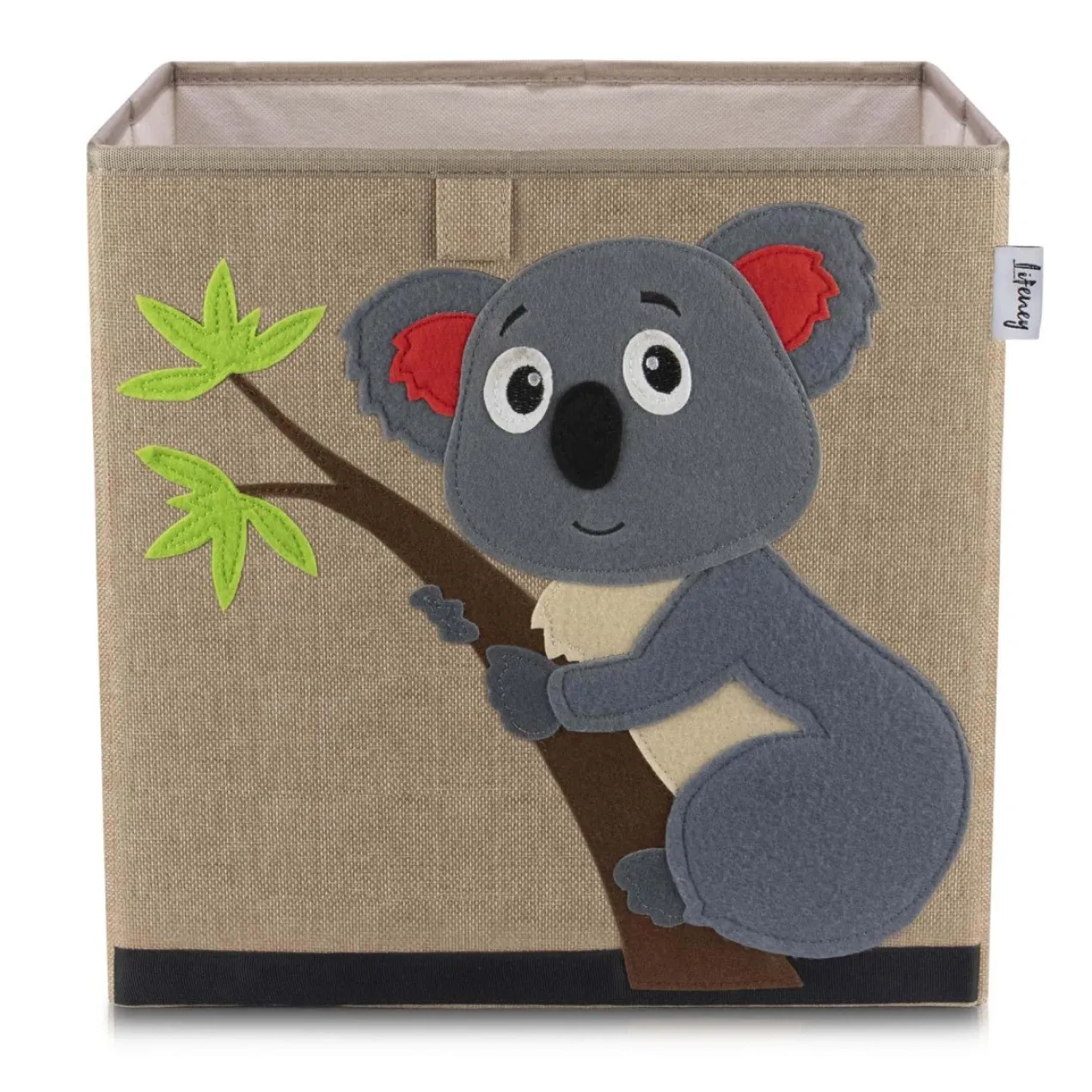 Aufbewahrungsbox Koala, braun, 33x33x33cm