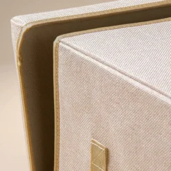 Aufbewahrungsbox mit Deckel Regenbogen, 33x33x33cm
