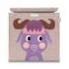 Aufbewahrungsbox mit Deckel, Stier, braun, 33x33x33cm