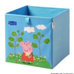 Aufbewahrungsbox Peppa Pig Blumenwiese, 30x30x30cm