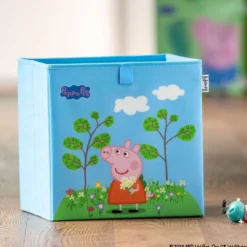 Aufbewahrungsbox Peppa Pig Blumenwiese, 30x30x30cm