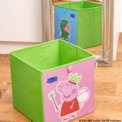 Aufbewahrungsbox Peppa Pig Fee & George, 30x30x30cm