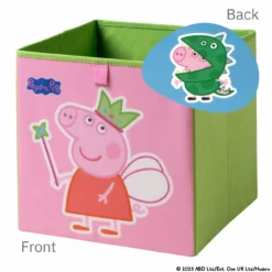 Aufbewahrungsbox Peppa Pig Fee & George, 30x30x30cm