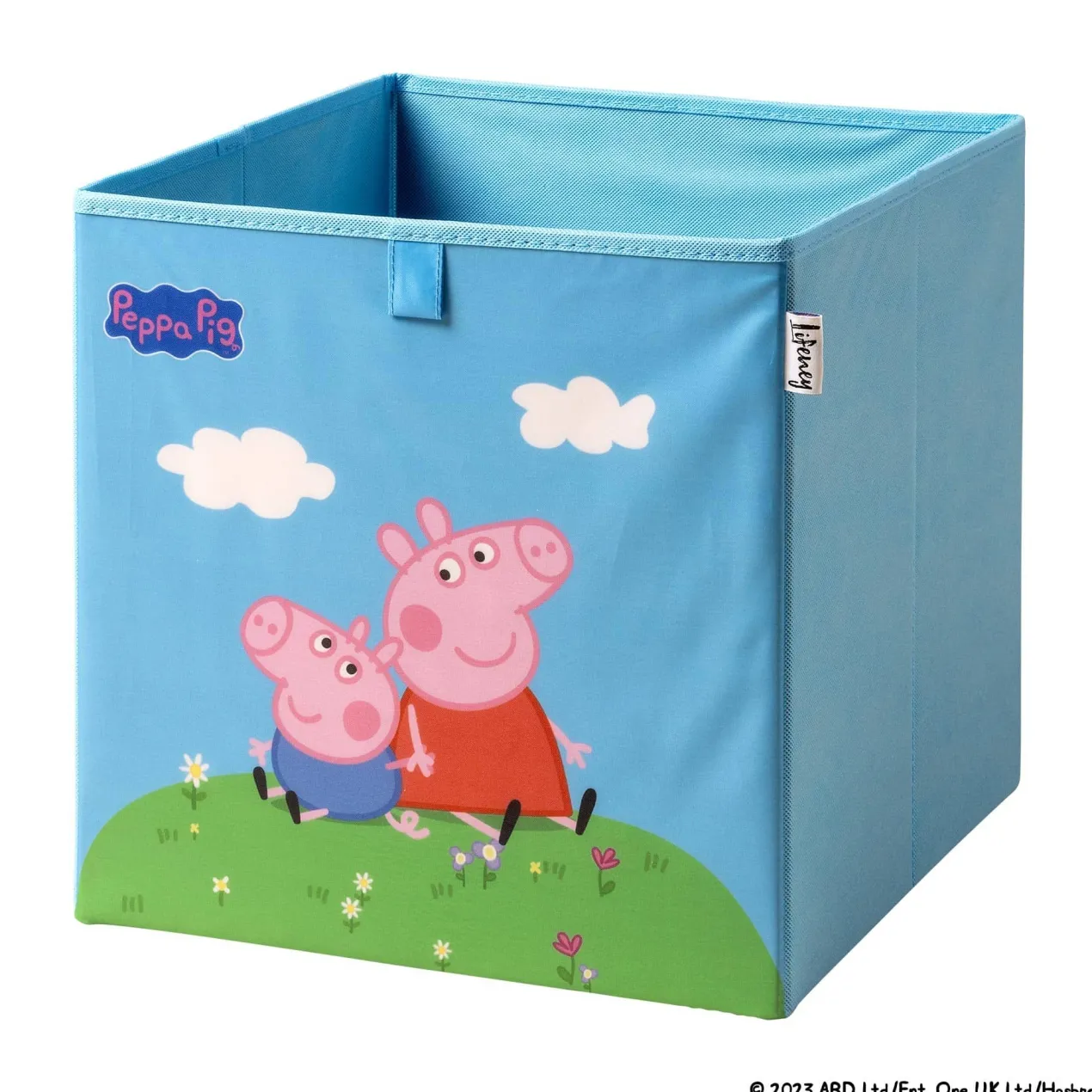 Aufbewahrungsbox Peppa Pig Peppa & George, 33x33x33cm