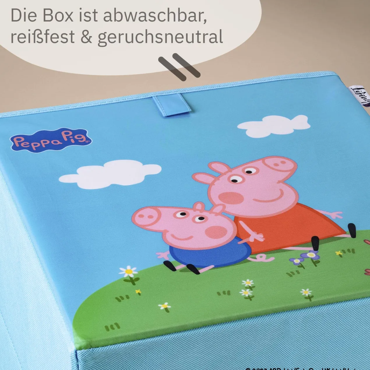 Aufbewahrungsbox Peppa Pig Peppa & George, 33x33x33cm