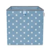 Aufbewahrungsbox Sterne, blau, 33x33x33cm