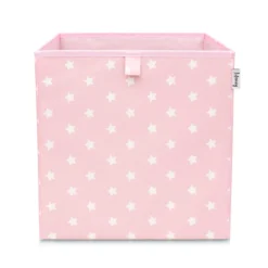 Aufbewahrungsbox Sterne, rosa, 33x33x33cm