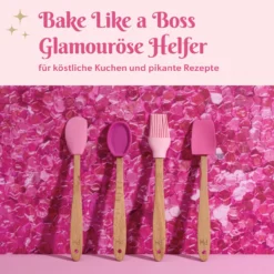 Backhelfer-Set mini, pink, 4-teilig