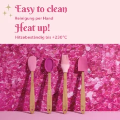 Backhelfer-Set mini, pink, 4-teilig