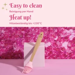 Backpinsel mini, 20cm, rosa
