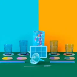 Bierdeckel mit 4 Designs Urban Oasis, 20 Stück