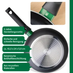Bratpfanne Bielefeld, Keramik, antihaft, Ø24cm