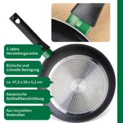 Bratpfanne Bielefeld, Keramik, antihaft, Ø28cm