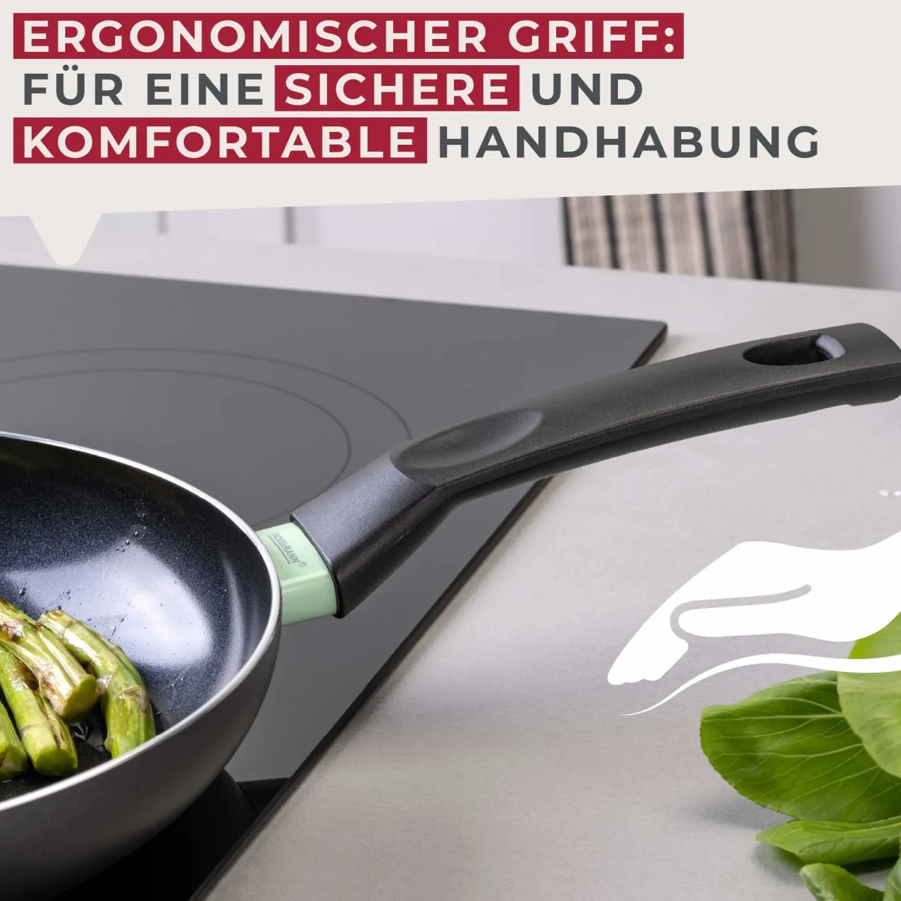 Bratpfanne Brandao, Keramik, antihaft, Ø24cm