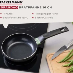 Bratpfanne Brandao, Keramik, antihaft, Ø16cm