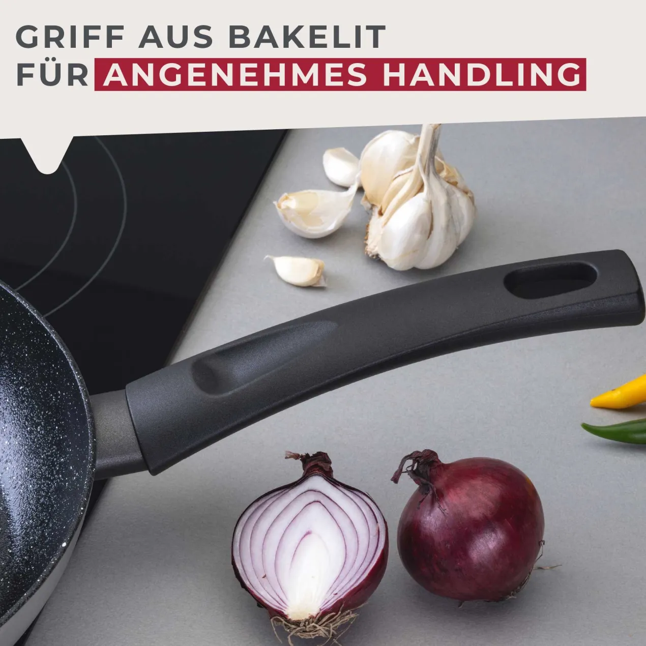 Bratpfanne Crisp, Keramik, antihaft, Ø28cm