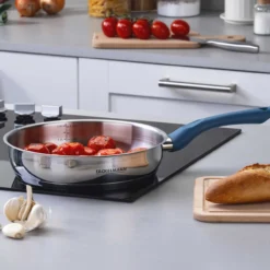 Bratpfanne Essential, Ø24cm, Edelstahl, blau