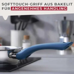 Bratpfanne Essential, Ø24cm, Edelstahl, blau