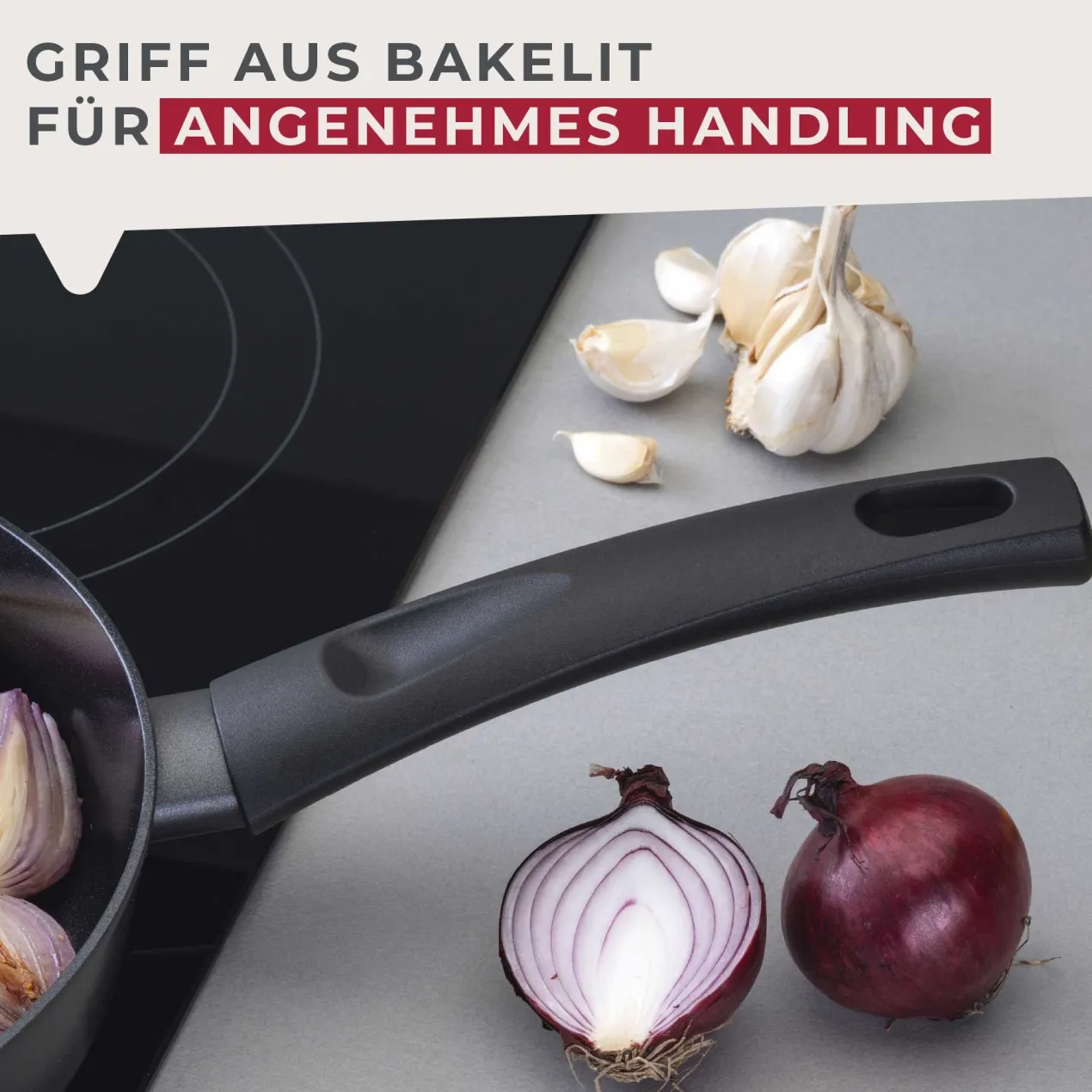 Bratpfanne Highrise, Keramik, antihaft, Ø24cm