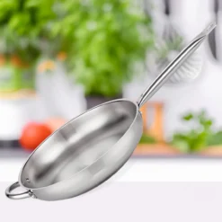 Bratpfanne mit Gegengriff Profi-Therm, Ø32cm, Edelstahl