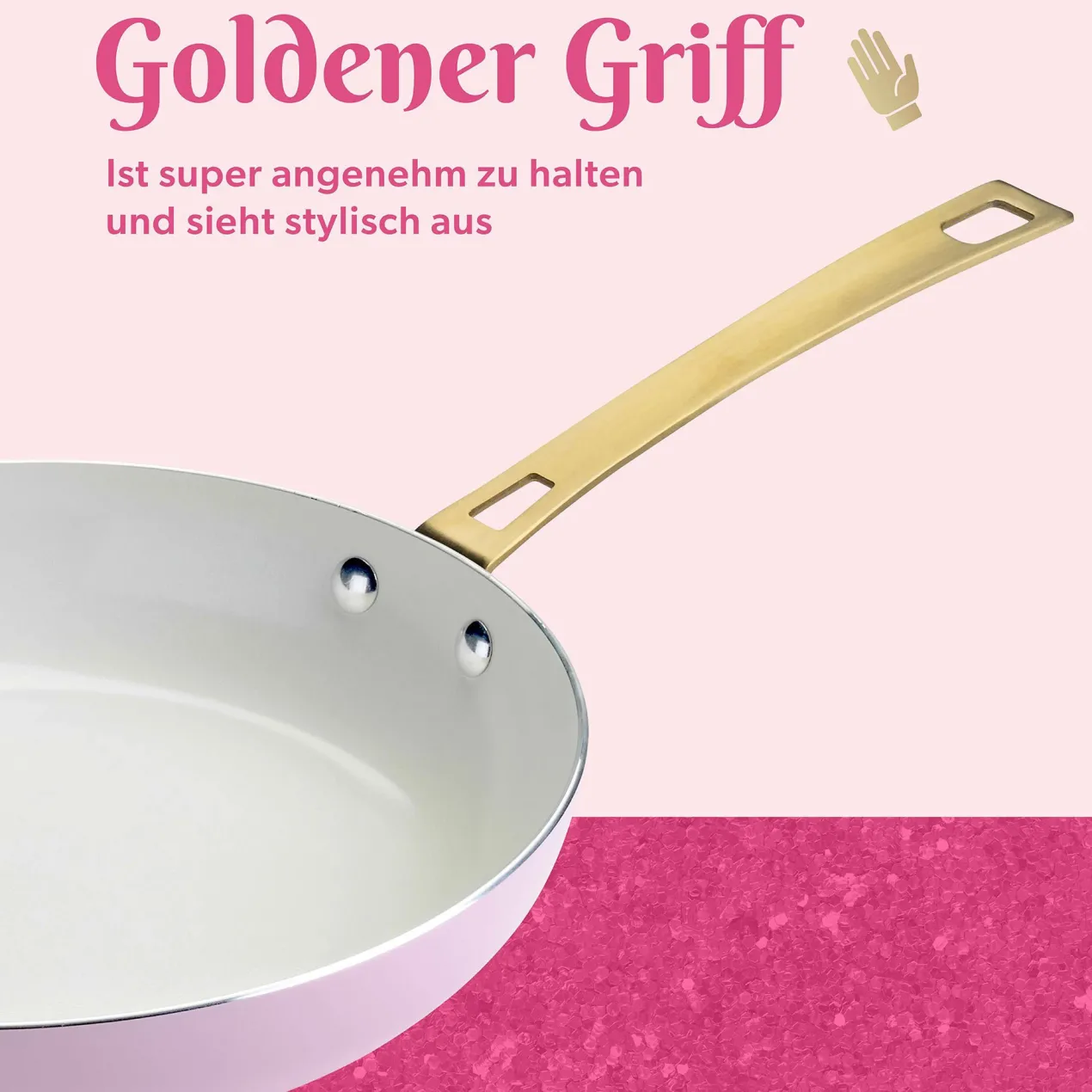 Bratpfanne mit keramischer Antihaft-Beschichtung, Ø26cm