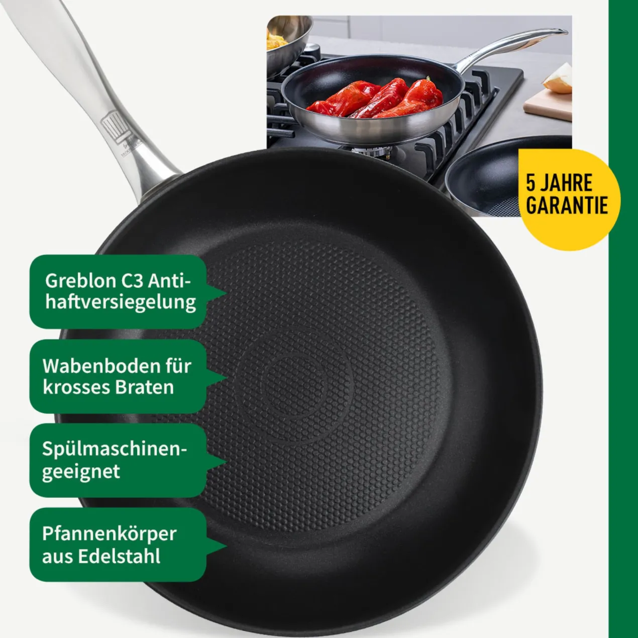 Bratpfanne München, Antihaft, Ø24cm
