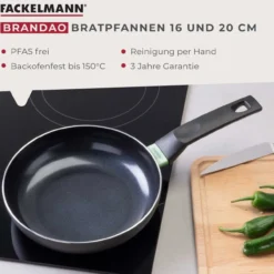 Bratpfannen-Set "Brandao", Keramik, antihaft, Ø16+20cm, 2-tlg.