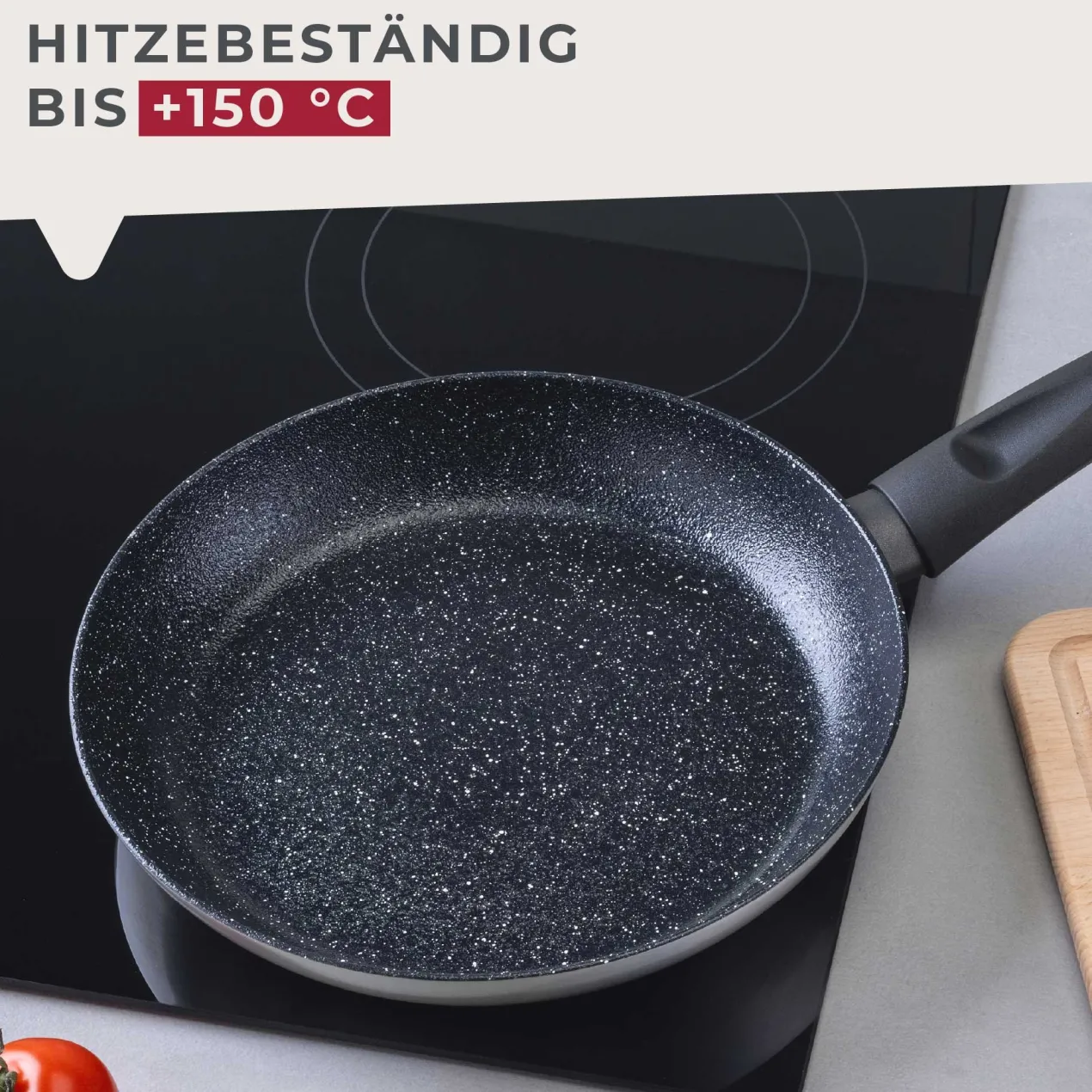 Bratpfannen-Set "Crisp", Keramik, antihaft, Ø20/24/28cm, 3-tlg.