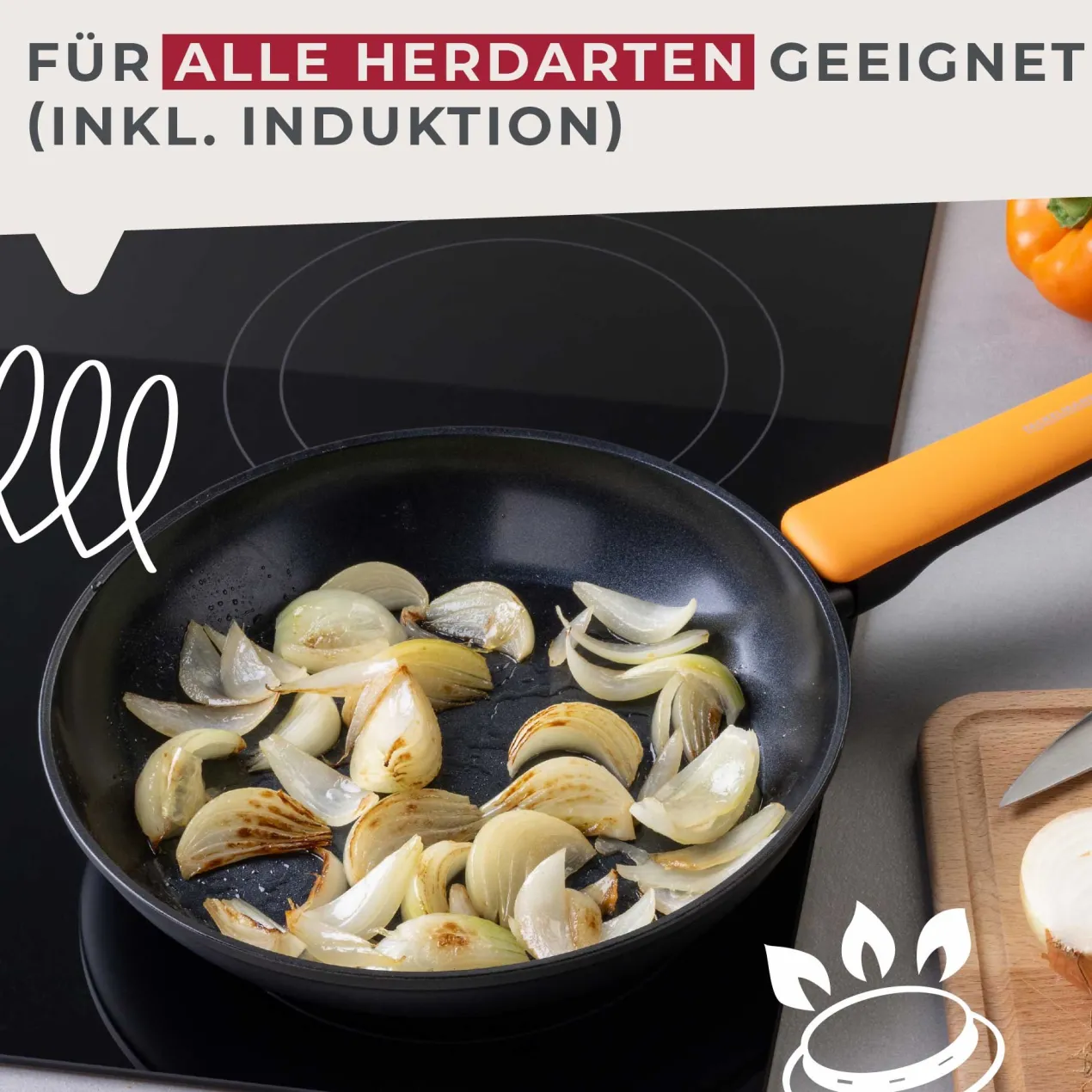 Bratpfannen-Set "Soft Collection", Keramik, antihaft, Ø24+28cm, 2-tlg.