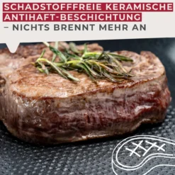 Bratpfanne Statement, Keramik, antihaft, Ø24cm – 20% Rabatt mit Code: COOK20