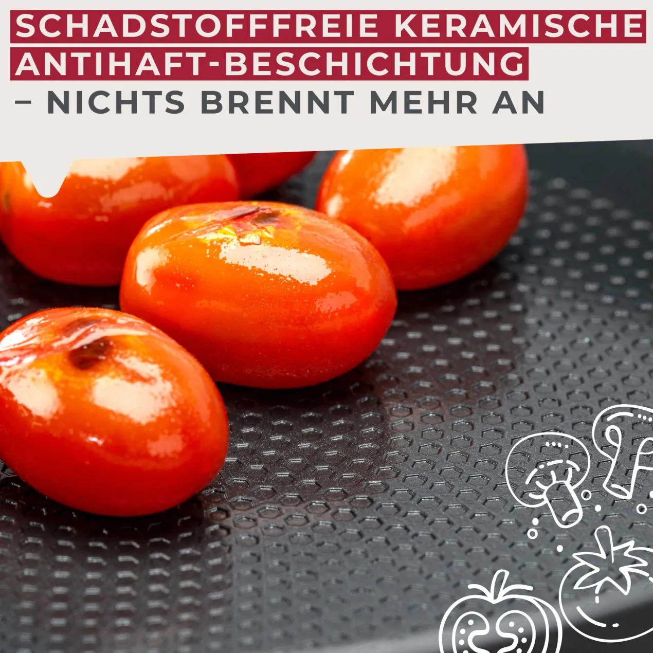 Bratpfanne Statement, Keramik, antihaft, Ø28cm – 20% Rabatt mit Code: COOK20