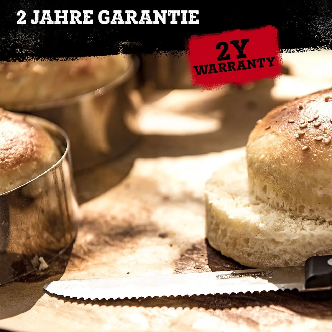 Burger- und Dessertringe, 2 St., Edelstahl, verstellbar