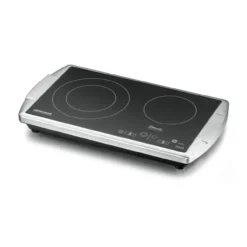 CERAN® Doppelkochplatte mit Touchcontrol CT 3403/TC, Edelstahl