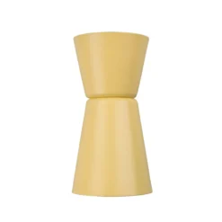 Cocktail Messbecher, Edelstahl, gelb