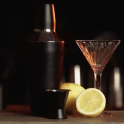Cocktail Messbecher Specter, Edelstahl, schwarz