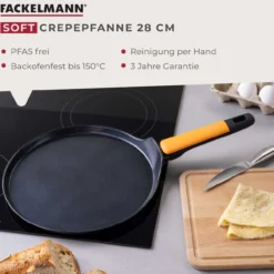 Crepepfanne Soft Collection, Keramik, antihaft, Ø28cm