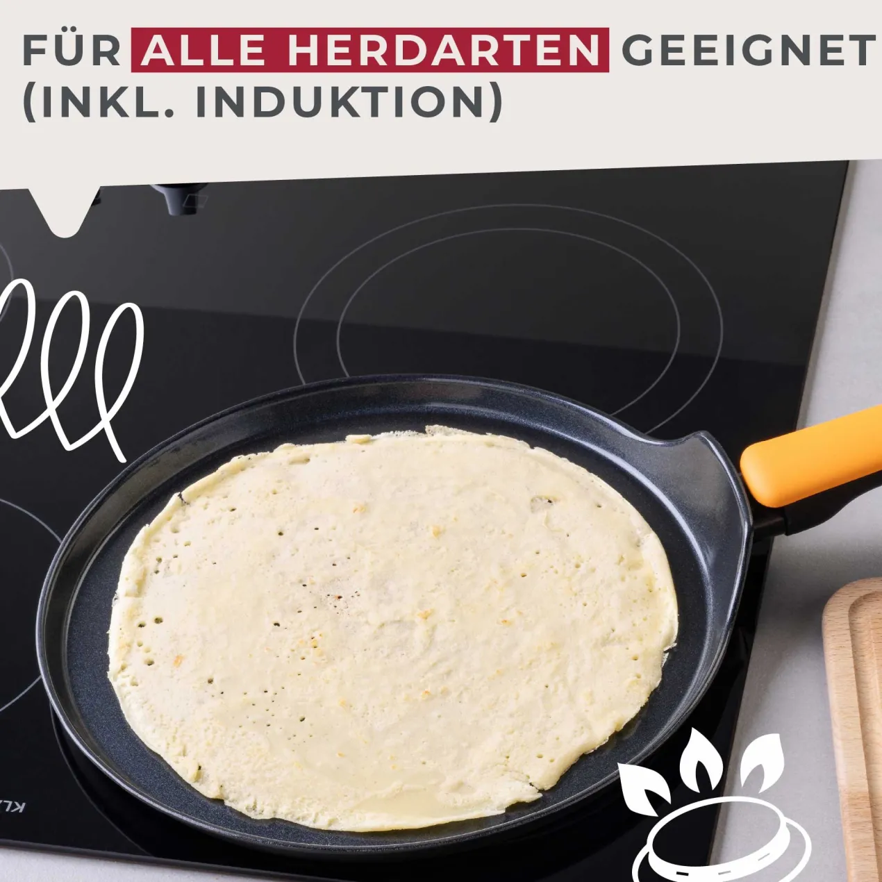 Crepepfanne Soft Collection, Keramik, antihaft, Ø28cm