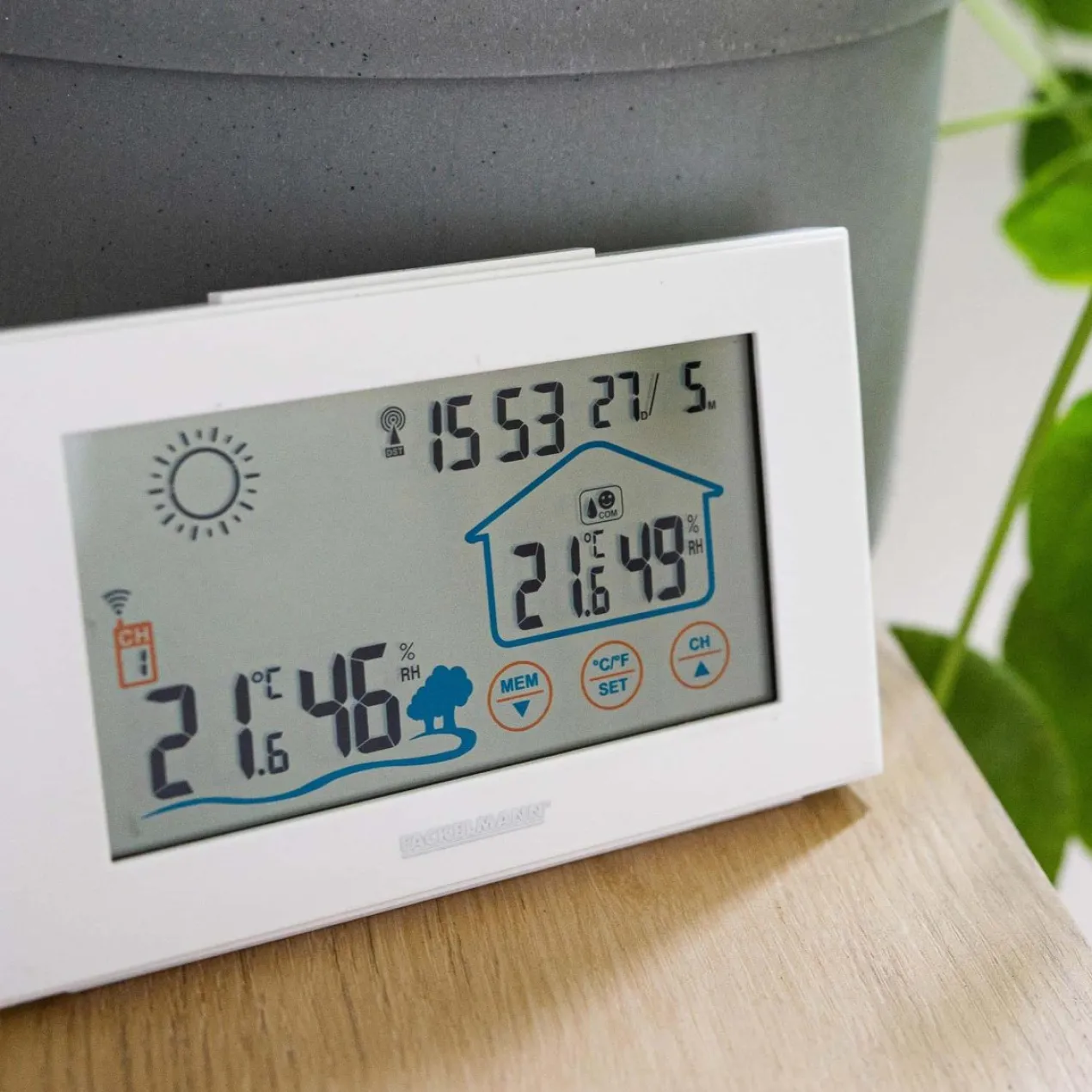 Digital Funk-Wetterstation, 2-teilig