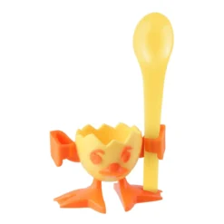 Eierbecher mit Löffel, Küken