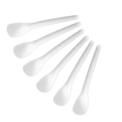 Eierlöffel Essential, weiß, 6 Stück