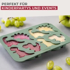 Eiswürfelform Mini Cooking, Dino, Silikon