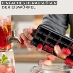 Eiswürfelform mit Deckel Statement