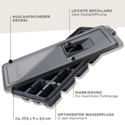 Eiswürfelform mit Deckel Statement