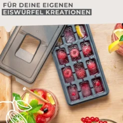 Eiswürfelform mit Deckel Statement