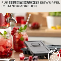 Eiswürfelform mit Deckel Statement